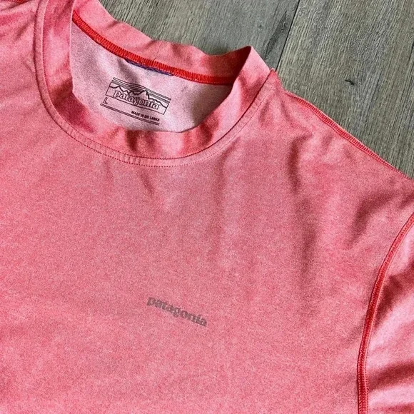 PATAGONIA Coral Long Sleeve Crewneck Top Size Large - Picture 6 of 6